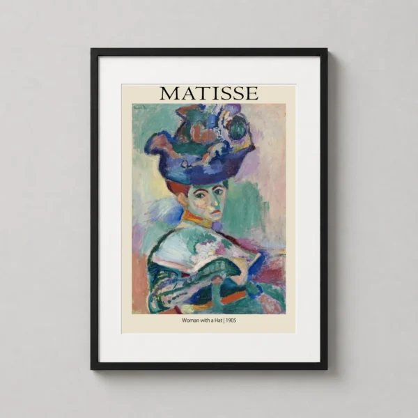 Henri Matisse Woman with a Hat 1905 Fauvism Expressionist Art Print