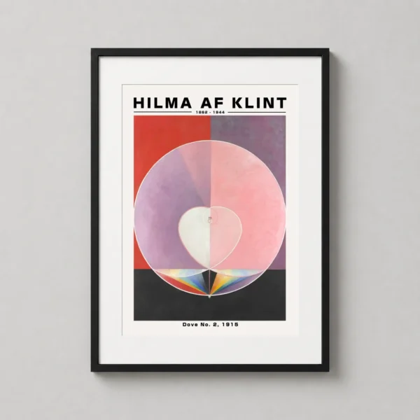 Hilma af Klint Dove No. 2 Abstract Art Print, 1915 Exhibition Poster