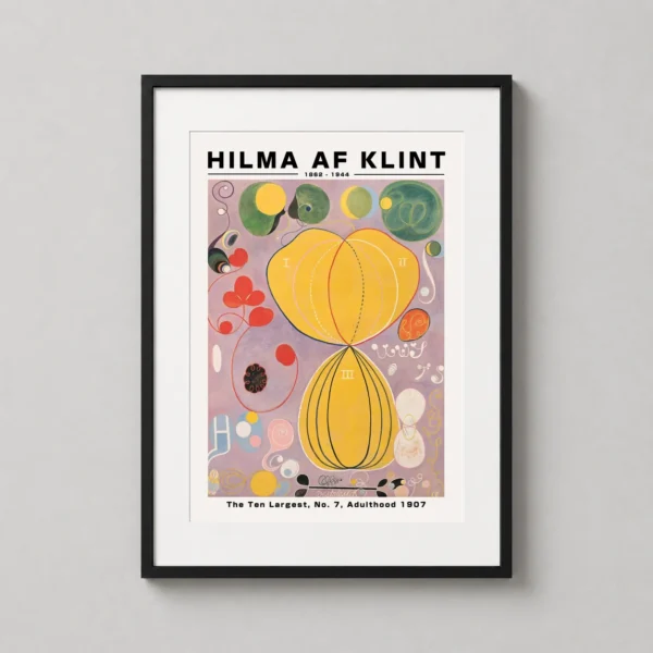 Hilma af Klint The Ten Largest No. 7 Adulthood Abstract Art Print