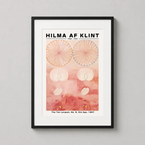 Hilma af Klint The Ten Largest No. 9 Old Age 1907 Art Print