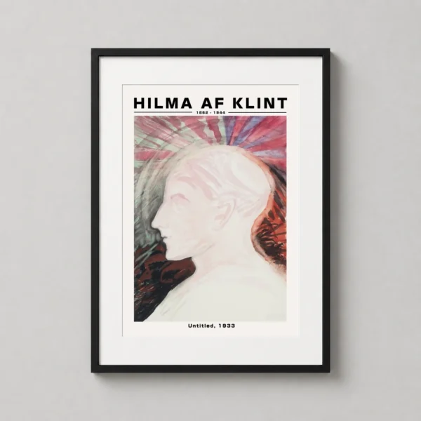 Hilma af Klint Untitled 1933 Abstract Spiritual Art Print