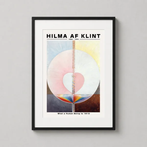 Hilma af Klint What a Human Being Is 1910 Abstract Art Print
