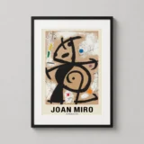 Joan Miro Bird Woman 1978 Catalan Surrealist Exhibition Art Print