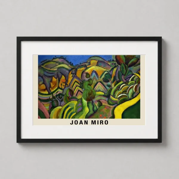 Joan Miro Ciurana the Path 1917 Abstract Landscape Art Print