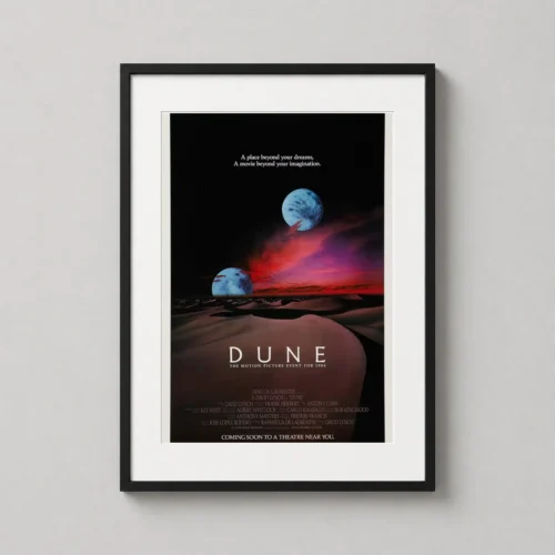 Dune 1984 Original Theatrical David Lynch Sci-Fi Movie Poster