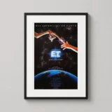 E.T. the Extra-Terrestrial Vintage 1982 Science Fiction Movie Poster