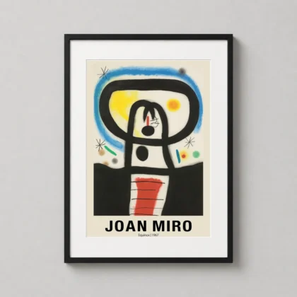 Joan Miro Equinox – 1967 Surrealist abstract art print by MerchFuse