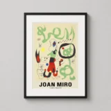 Joan Miro Friendship Tribute 1947 Abstract Art Print
