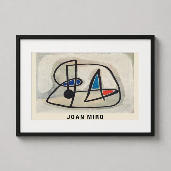 Head of a Man IV, Joan Miro 1931 Abstract Surrealist Art Print