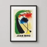 Joan Miro Head of a Woman 1931 Abstract Surrealist Art Print
