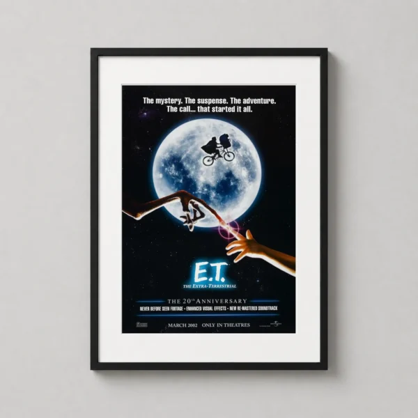 E.T. The Extra-Terrestrial Moon Flight Movie Poster