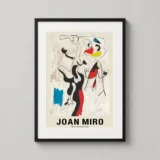 Joan Miro Man and Woman 1935 Surrealist Abstract Art Print