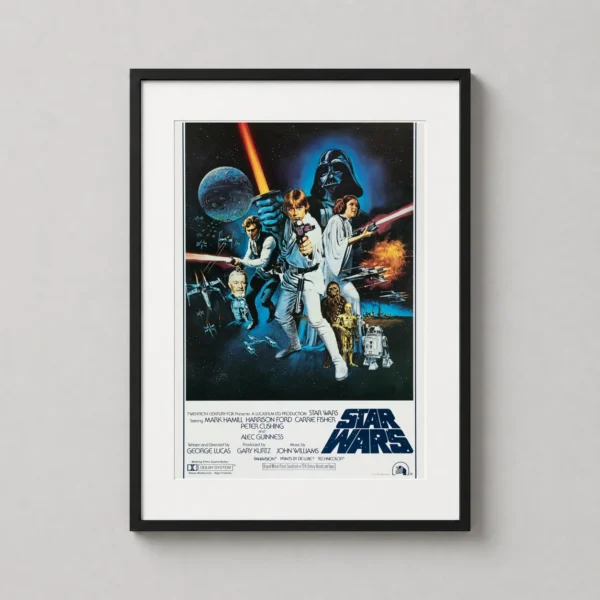 Star Wars A New Hope 1977 Style C Retro Movie Poster