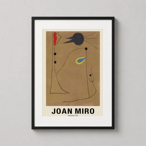 Joan Miro Painting 1925 Abstract Surrealist Art Print
