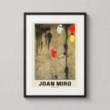 Joan Miro Painting 1925 Surrealist Abstract Exhibition Art Print