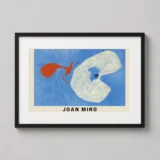 Joan Miro Painting 1926 Art Print, Surrealist Abstract Decor
