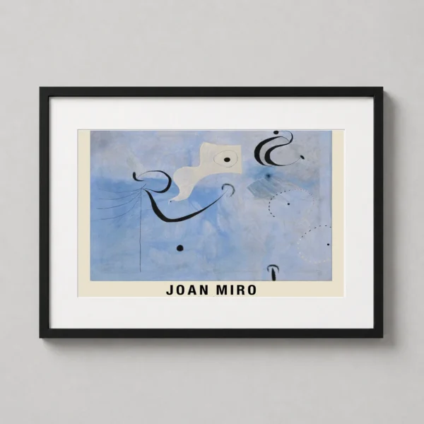 Joan Miro Painting 1964, Abstract Surrealist Wall Art Print