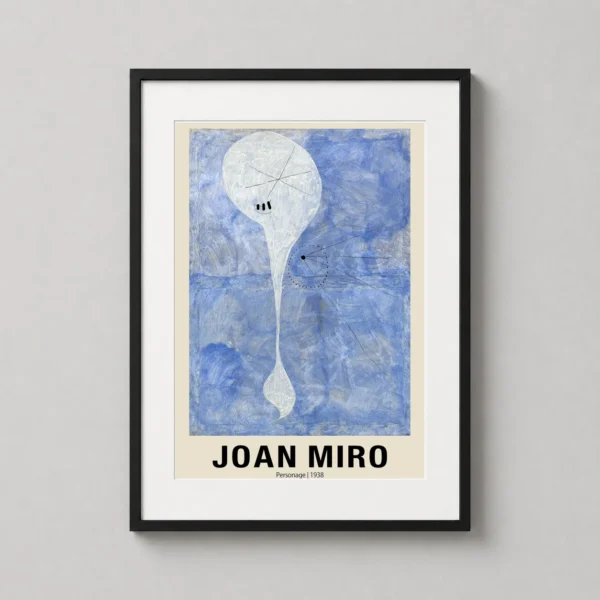 Joan Miro Personage 1938 Surrealist Abstract Art Print