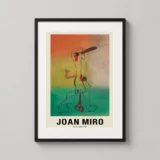 Joan Miro Personnage 1935 Abstract Surrealist Exhibition Art Print