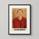 Joan Miro Self-Portrait 1919 Abstract Modern Wall Art Print