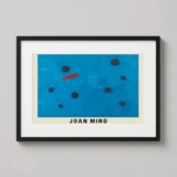 Joan Miro Bleu I Triptych 1961 Exhibition Art Print
