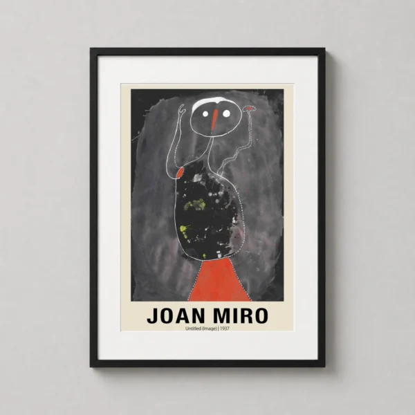 Joan Miro Untitled 1937 Surrealist Abstract Modern Art Print