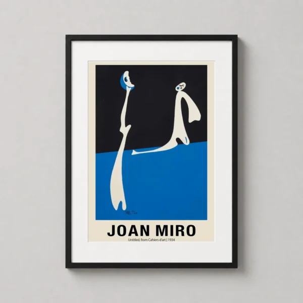 Joan Miro Untitled from Cahiers d'art 1934 Abstract Art Print