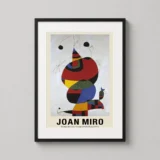 Joan Miro, Woman, Bird, Star (Homage to Pablo Picasso) 1973 Print