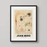 Joan Miro Woman, Snake, Stars 1942 Abstract Surrealist Wall Art Print