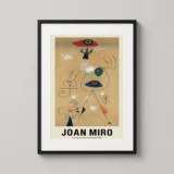 Joan Miro Women and Birds in the Night 1946 Modern Art Print