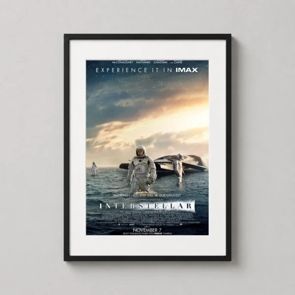 Interstellar Miller's Planet Water Scene Movie Poster