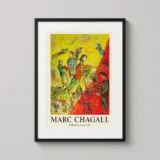Marc Chagall L'offrande au peintre 1983 Expressionist Art Print