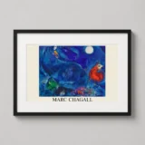 Marc Chagall Le cheval bleu 1948 Blue Horse Surrealist Art Print