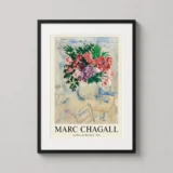Marc Chagall Les fleurs du Mourillon 1926 Modernist Art Print