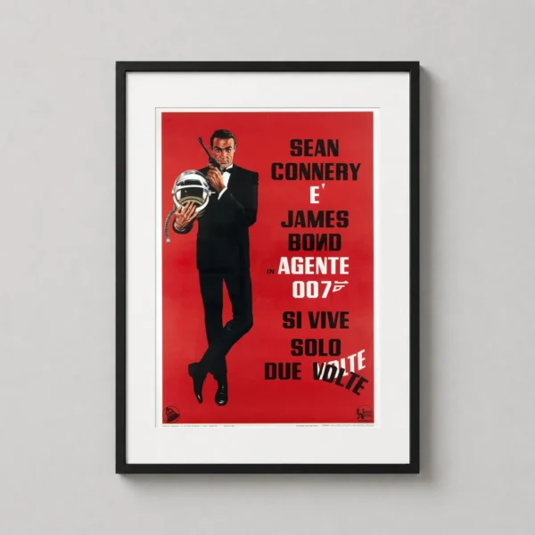 Sean Connery James Bond You Only Live Twice Italian Poster Movie Poster