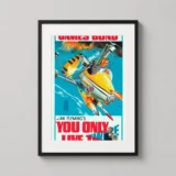 You Only Live Twice 1967 Australian James Bond Poster Movie Poster