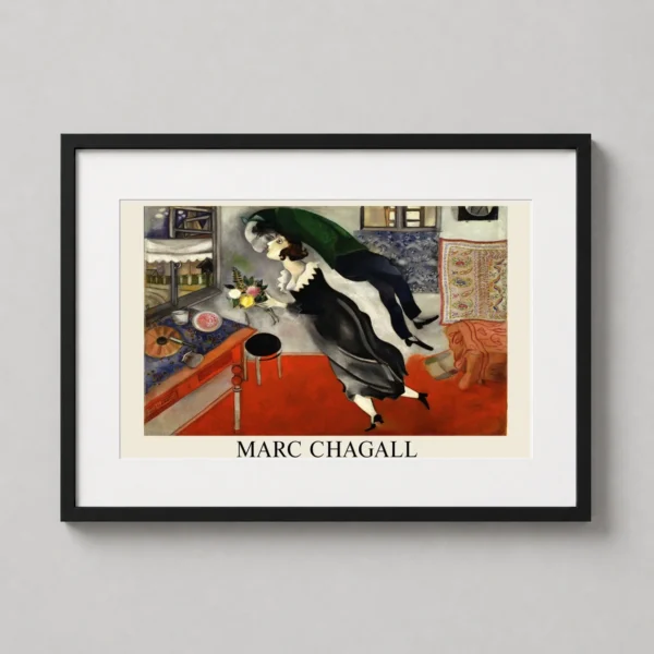Marc Chagall The Birthday 1915 Surrealist Fine Art Print