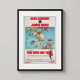 James Bond You Only Live Twice 1967 Movie Poster