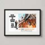 You Only Live Twice James Bond 1967 Movie Poster