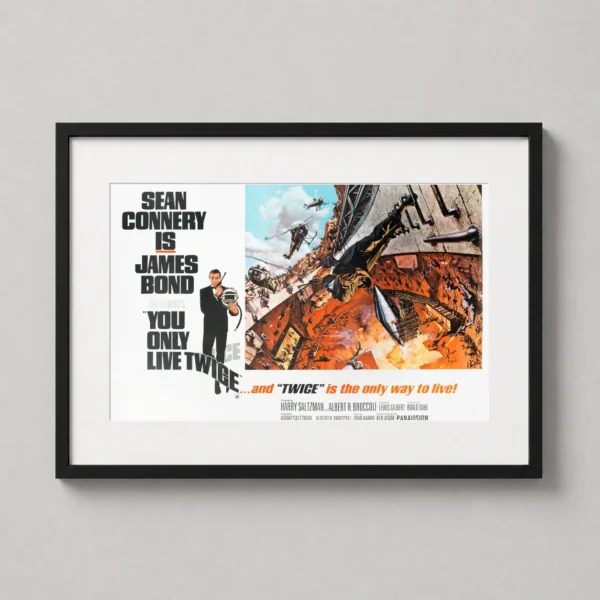 You Only Live Twice James Bond 1967 Movie Poster