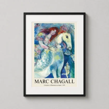 Marc Chagall Circus – 1929 Danseuse Au Cirque wall print with curated artistic presence by MerchFuse