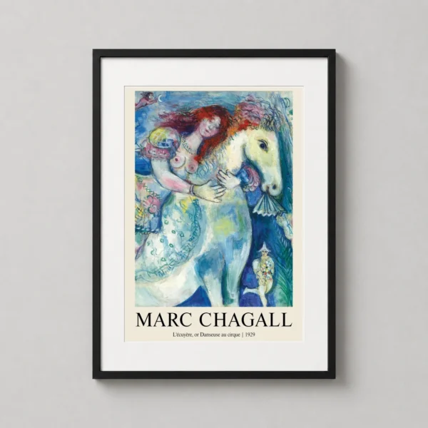 Marc Chagall Circus Rider Danseuse au Cirque Art Print