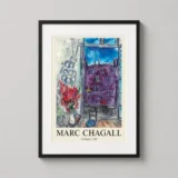 Marc Chagall La Fenetre 1959 Surrealist Flower Art Print