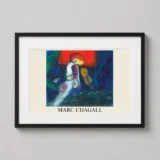 Marc Chagall La Mariée 1950, Classic Expressionist Art Print