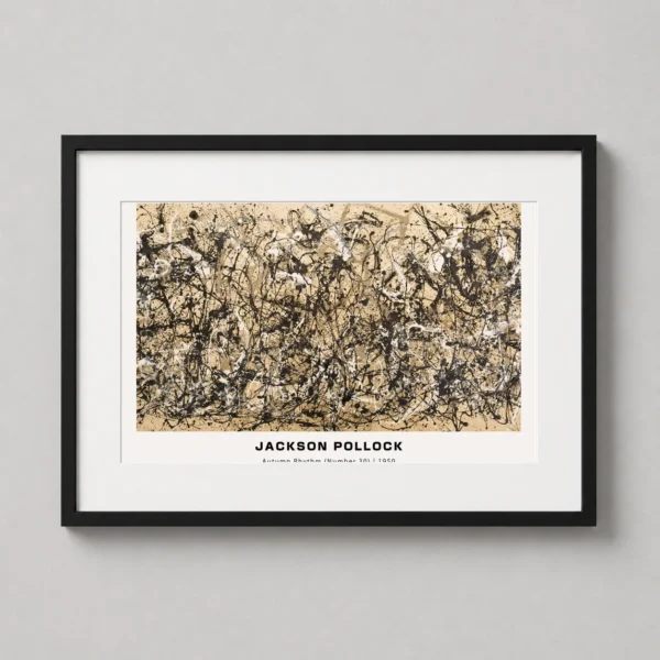 Autumn Rhythm Number 30 by Jackson Pollock, Abstract Art Print