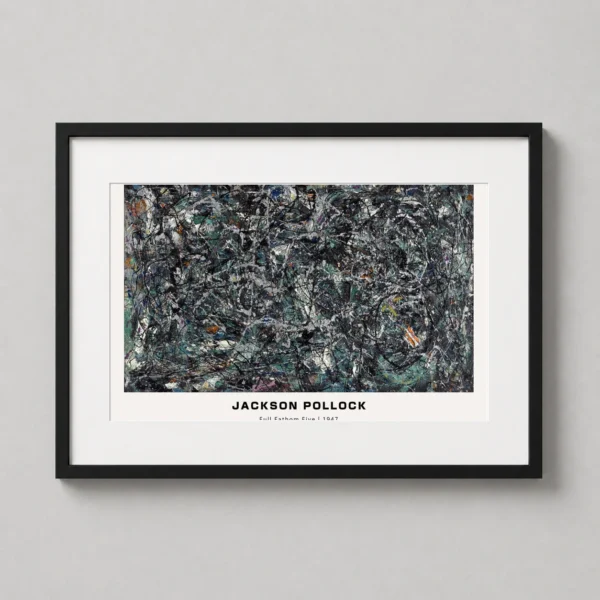 Jackson Pollock Full Fathom Five 1947 Abstract Expressionist Print