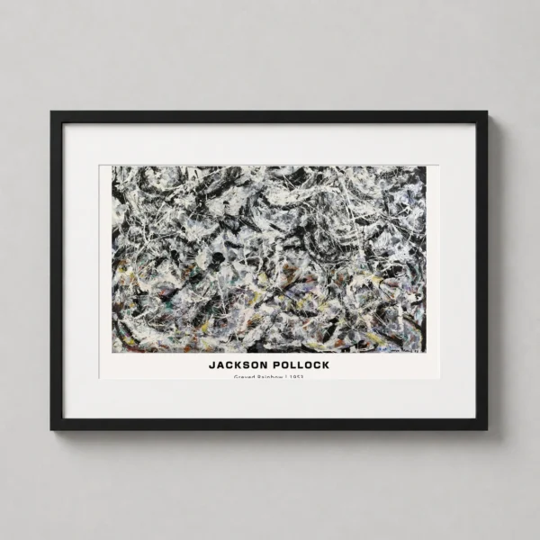Jackson Pollock Greyed Rainbow 1953 Abstract Expressionist Art Print