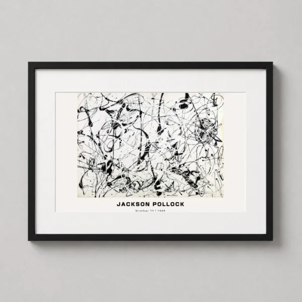 Jackson Pollock Number 23 1948 Abstract Expressionist Art Print