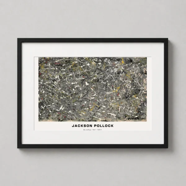 Number 28, 1951 by Jackson Pollock Abstract Expressionist Art Print