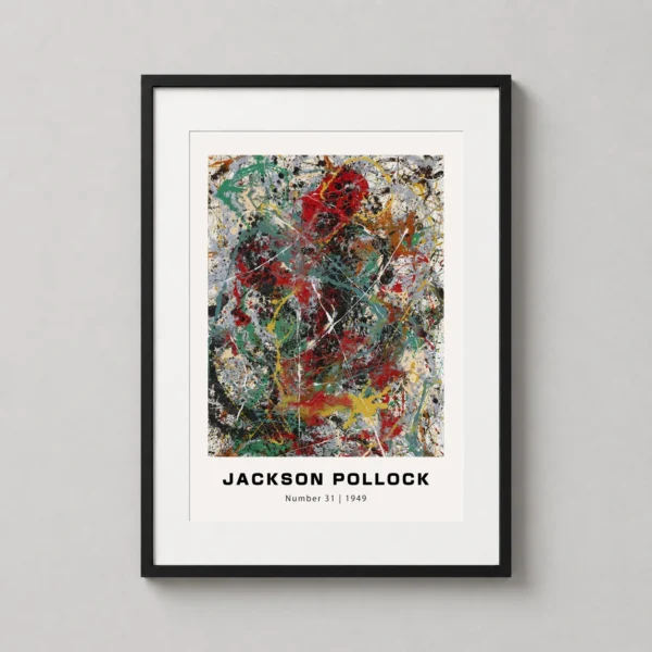Jackson Pollock Number 31 1949 Abstract Expressionist Art Print